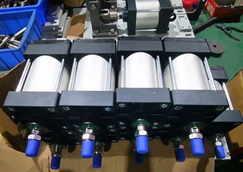 Pneumatic components of casting molding machines