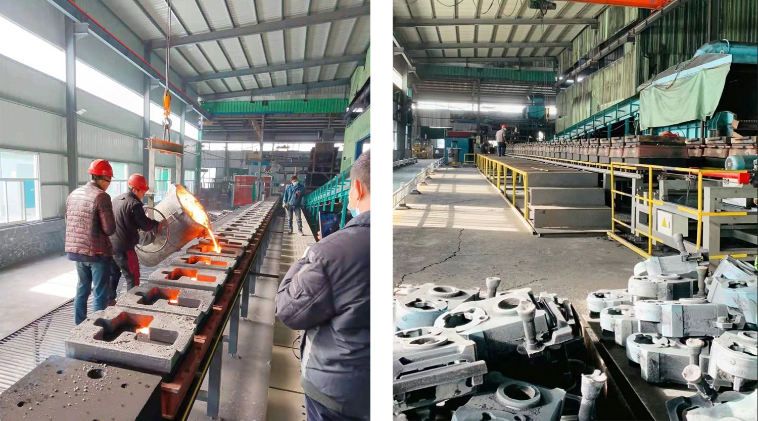 Automated casting molding line