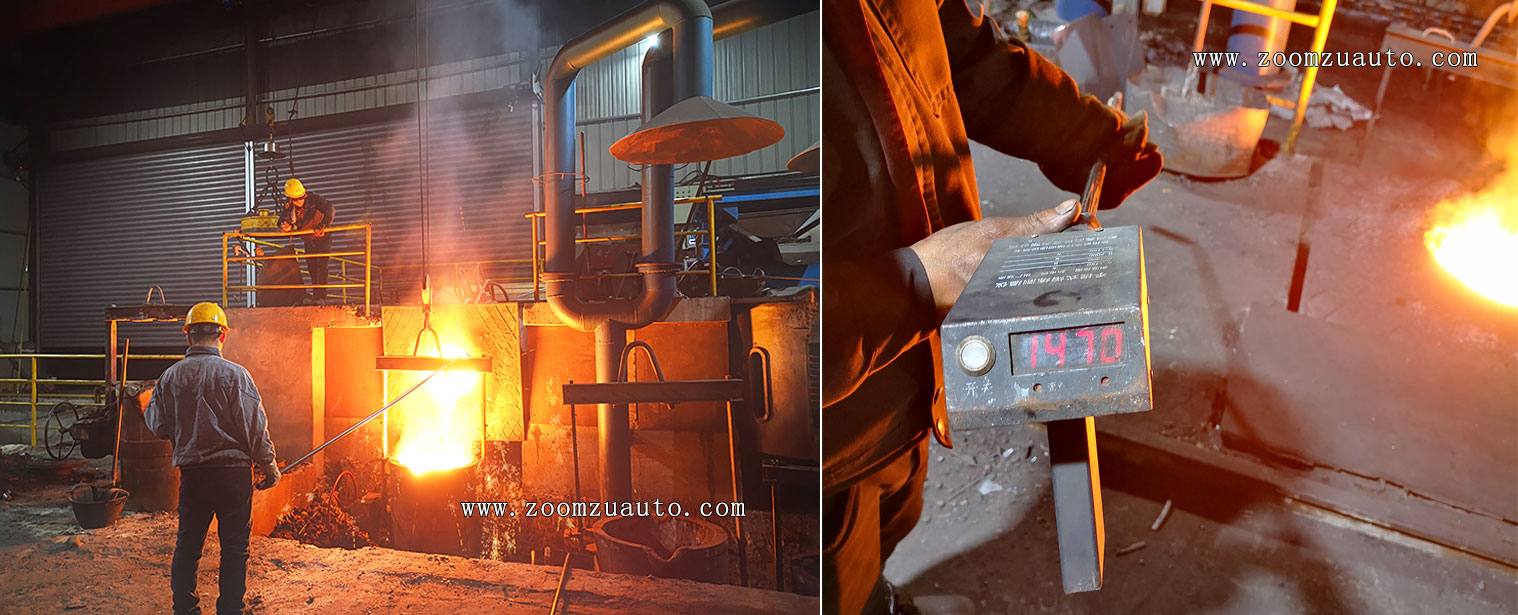 Ductile iron smelting workshop