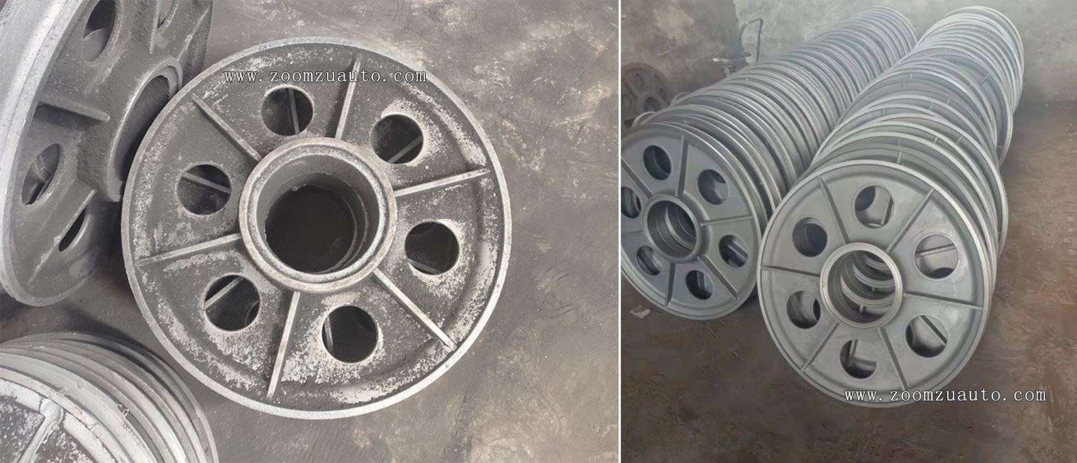 Crane wheel castings